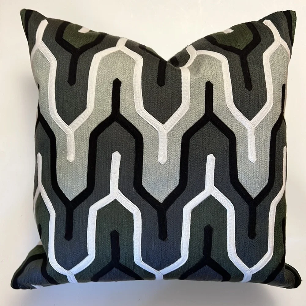 Suyra Aztec Retro Modern Pillows Set of 2 Size 20x20